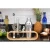Import Premium Bartender Cocktail Shaker Set 10 Piece Mixology Set with Bamboo Stand from China