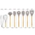 Import Premium Silicone Kitchen Utensils with Holder 9-Piece Cooking Utensils Set with Bamboo Wood Handles for Nonstick Cookware from China