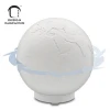 producer new design eco-friendly office 100ml white ceramic shell+ABS earth shape 7colors LED night light electric humidifier