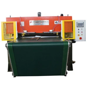 Production line conveying belt automatic oil pressing cutting machine