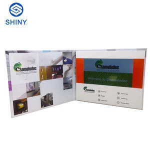Professional Manufactory Video brochure  Customized Printing 4.3 LCD Screen video greeting Card