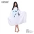 Import Professional salon barber hair cutting gown cape with viewing window hairdresser apron from China