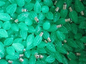 Programmable green led c7 christmas light string with factory wholesale price