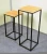 Import Promotional Cube Side Table Solid Wood Side Coffe Table Metal from China