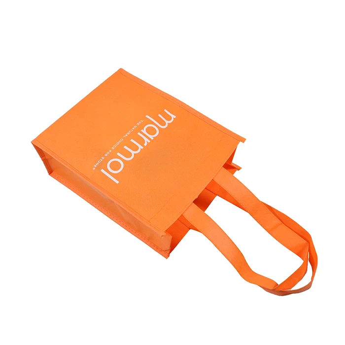 Promotional wholesale printable reusable non woven shopping tote shopping bag
