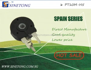 PT10 10mm 5mm potentiometer rotary trimmer potentiometer piher spain potentiometer