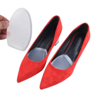 PU Gel Half Shoe Pads Forefoot Protector Insoles Barefoot Adhesive Foot Pad