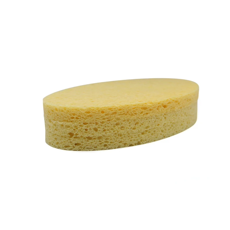 Pure Oval Dry Discloths Sponge Wholesale Eco Friendly Kitchen Cleaning Cellulose  Foam Sustainable Cellulose Sponge