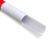 PVC Plastic Tube High Quality Traffic Safety Supplies with Reflective Film Red White Warning Pipe
