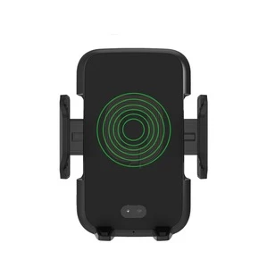 Quick Charge Infrared Charging Holder 10w Mount automatic Fast Mobile Phone Qi Car Wireless Charger