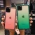 Import Rainbow Gradient Color Frame Phone caseFor iphone11/12/XSMAX/XR/6/7/8Plus Samsung S10E NOTE10/20 Shockproof Clear Transparent from China