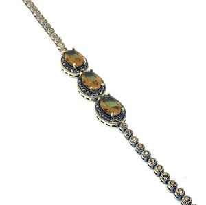 Rare Zultanite Gemstone 925 Sterling Silver Womens Decorative Bracelet Jewelry Santa Barbara California United States of America