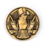 Ready Made Cheap Custom Sports Awards Plaques Metal Emblem and Medal Trophies