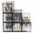 Ready to Ship Multi-function Flip Clear Transparent Drawer Case Plastic Shoe Boxes for Sneaker