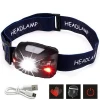 Rechargeable Sensor Headlamp,Ultra Bright 600 Lumens LED Head Lamp Flashlight with Redlight and Motion Sensor For Camping
