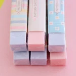 Rectangle soft rubber stationary wholesale pencil eraser for student
