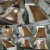 Rectangled Shaped Solid Wood Dining Fast Food Table Top
