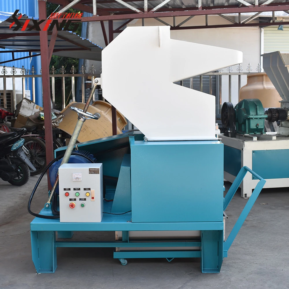 recycling all waste plastics flat knife single-axis plastic crusher