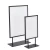 Import Retail store countertop advertising board poster display label rack bracket from China