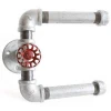 Retro Industrial Style Decorative Accessories LOFT Iron Pipe  Bathroom Wall Mount Toilet Paper Holder