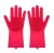 Import Reusable Silicone Gloves with Wash Scrubber 13.6" Large Heat Resistant for Cleaning Household Dish Washing Gloves from China