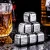 Import Reusable SS304 Stainless steel Ice Cube Stone Metal For Icing Whisky or Alcohol or Drinking from China