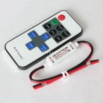 RF Single Color LED Dimmer Mini Remote Dimmer for led strip, 5-24V