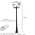 Import RGB solar garden lamp Outdoor Christmas Decoration Modern Path from China