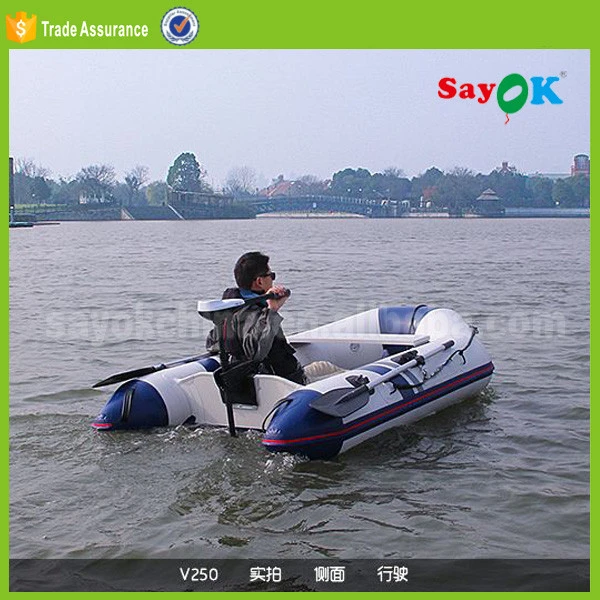 rigid hull fiberglass fishing inflatable rowing boat used