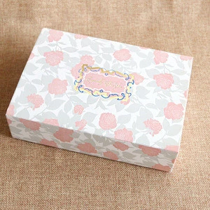 Rose Floral Mooncake Baking Pink/Blue Box "Especially for you"Packaging Valentine Chocolate Paper Box Cake Box
