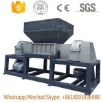 Rotary Waste Leather Shoes Shredding Pp Jumbo Bags Shredder Thailand