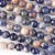 Import Round Gemstone Loose Beads Orange Blue Sodalite beads from China