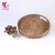 Import Round rattan wicker flat food serving tray, wicker serveware with cut-out handle, rattan fruit basket wholesale from Vietnam