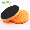 Round shape durable embossing disposable car dish washing pads