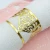 Import Royal blue laser cut heart wedding paper towel rings from China