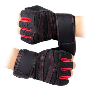 RTS Weight Lifting Gym Sport Training Wrist Wrap Gloves Exercise Workout Run Train glove