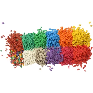 Rubber granules for Artificial Grass Turf sports field Infilling.