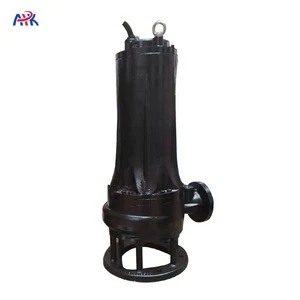 Rubbish Dirty Water Draining Cutting Submersible Sewage Pump with Cutter Impeller