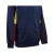 running wear men sports high quality plain oem polyester fitted uniform blue and yellow navy slim customised tracksuit top