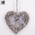 Import Rustic Grey Willow Wicker Hanging Heart Wreath Home Wedding Easter Christmas from China