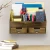 Import Rustic Wood Office Desk Organizer Includes 6 Compartments and 2 Drawers to Organize Desk Accessories from China