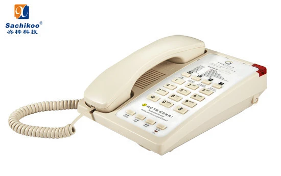Sachikoo high quality decorative home phones corded telephone one touch button match with any PABX
