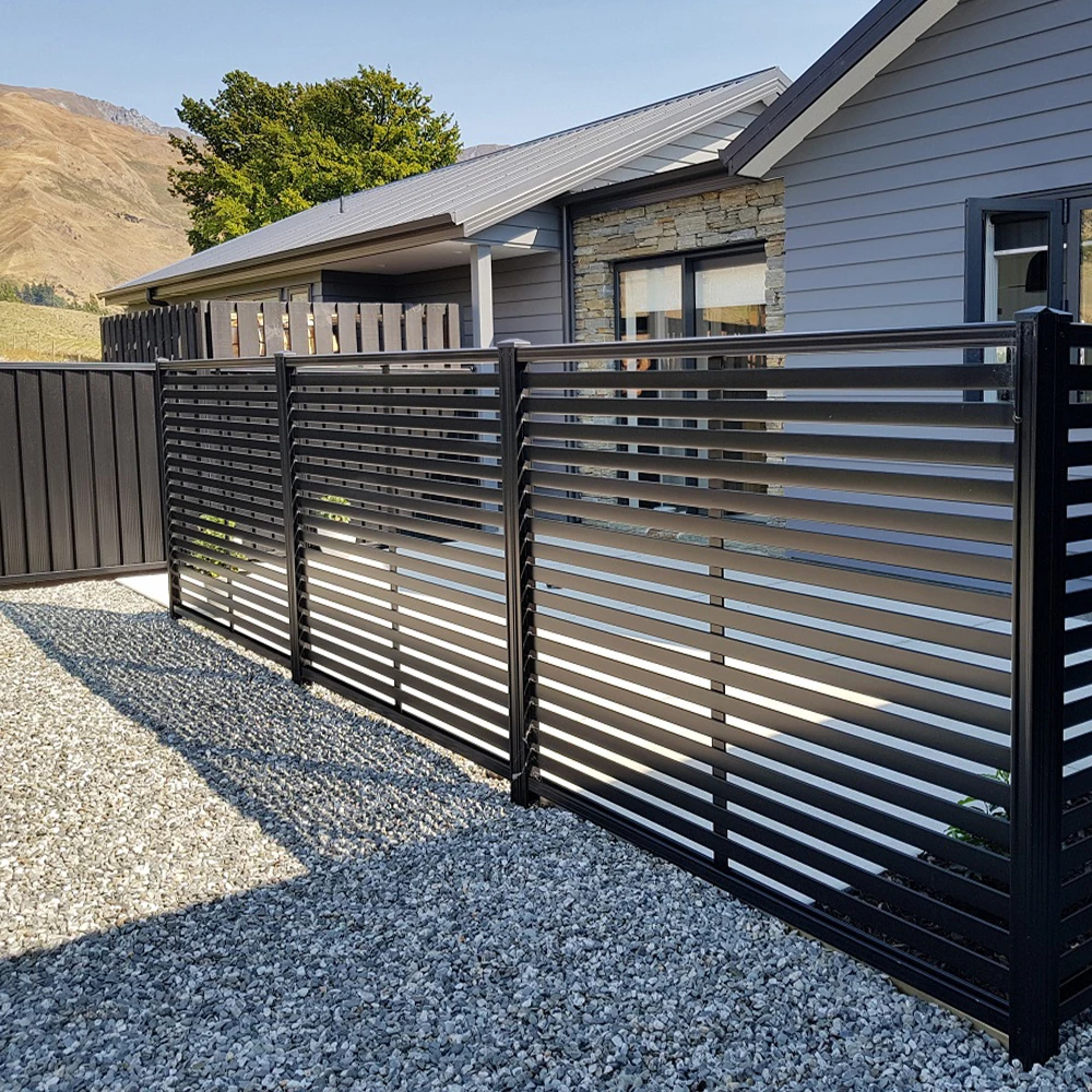 Safety Garden Aluminum Slat Fence Panel