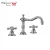 Import Sanitary Ware Double Hand Deck Mounted Bathroom Water Mixer Faucets Taps from China