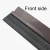 Import Self Adhesive Seal Strip Brown Rigid PVC Black Flexible Rubber Tape Sweep Weather Stripping Wooden Aluminium Glass Door Bottom from China