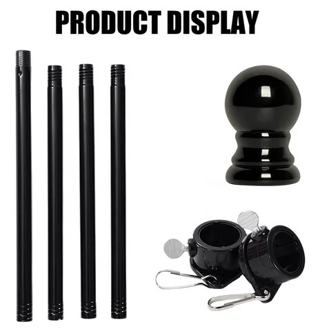Selling Outdoor Flag Pole Kits Tangle Free 5Ft 6Ft Stainless Flagpole Mount Flag Pole Holder Bracket