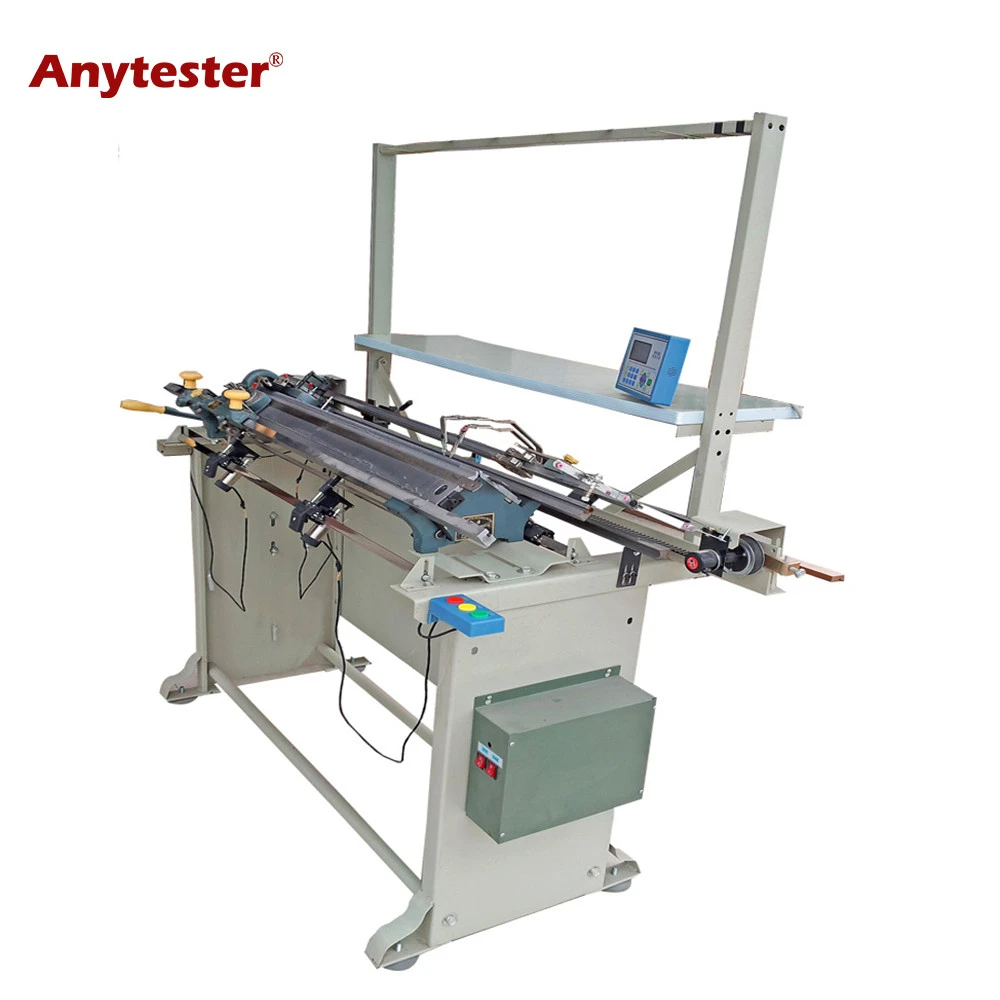 Semi-automatic Flat Knitting Machine A Programmable Controller To Make A Simple Pogram Suitable For Kinds Of Yarns