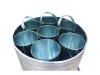 Set for making candles, water bath.Round equipment for 7 buckets for  dipping machine Wax, carved candle/