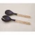 Import Set Of 2 Wooden And Resin Salad Server Latest Design Salad Server Tool At Wholesale Price from India