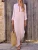 Import Sexy Women Vintage Ethnic Style Boho Dresses Casual 2018 New Cotton Linen Long Sleeve Maxi Dress Pure Color V-neck Split Dresses from China